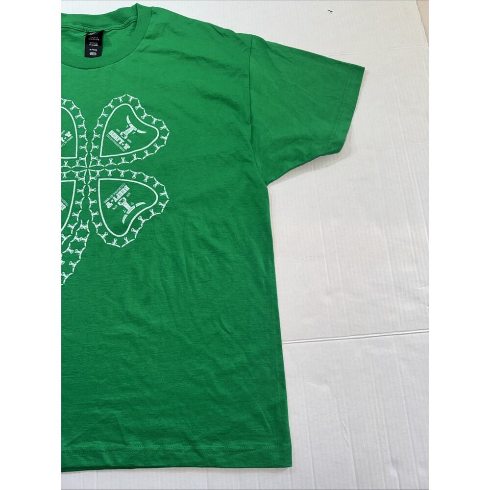 Hanes Beefy-T Graphic‎ Print Men's XL T-Shirt Green - Picture 5 of 8